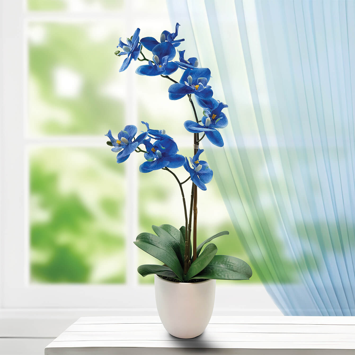 【dydoshop】BLUE ORCHID SET Amazon.com: Icons Blue Orchid Ideas Flowers Building Block