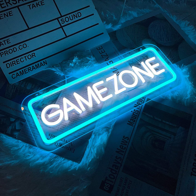 S For Gamer Room Decor, Gaming Light Neon Sign For Wall Decor