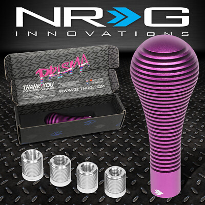 РАДИАТОР NRG SK-701PP 45 ММ, КАПЛЕВИДНАЯ РУЧКА ПЕРЕКЛЮЧЕНИЯ ПЕРЕДАЧ + РЕЗЬБОВЫЕ АДАПТЕРЫ ФИОЛЕТОВОГО ЦВЕТА