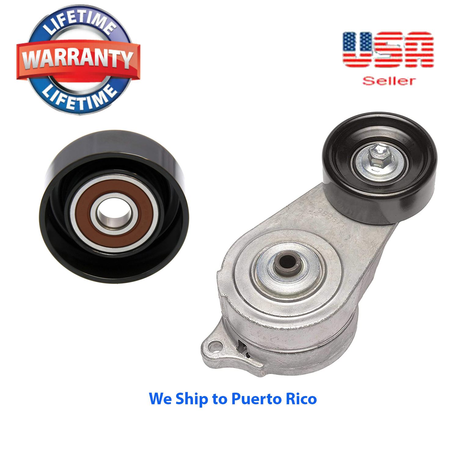 Dorman 419-609 Idler Pulley　並行輸入品 Pulley Idler Dorman 419-609 Idler Pulley - Fixes Squeaky Belts For
