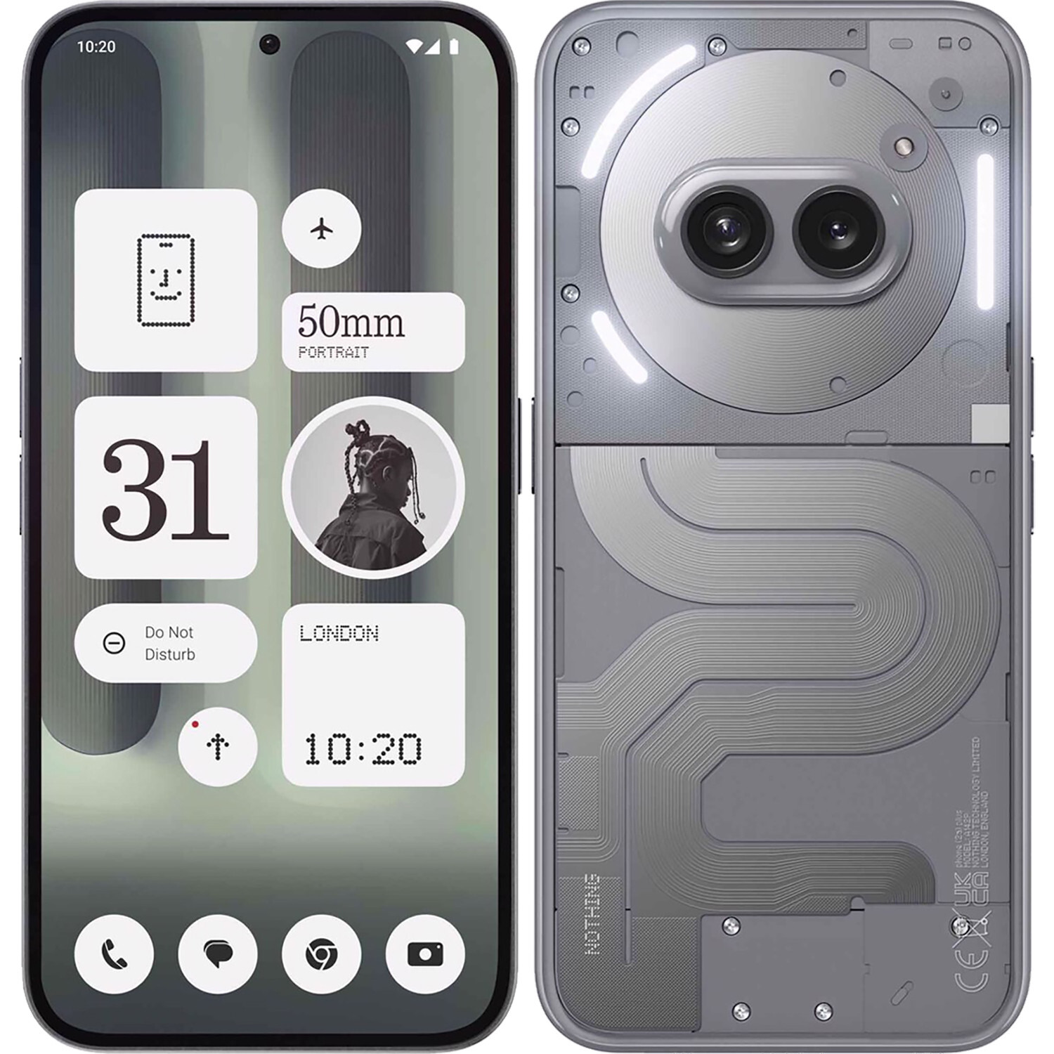 Nothing Phone (2) ストレージ256GB、メモリ12GB グレー Nothing Phone (2a) Plus 5G Grey 256GB + 12GB Dual-SIM