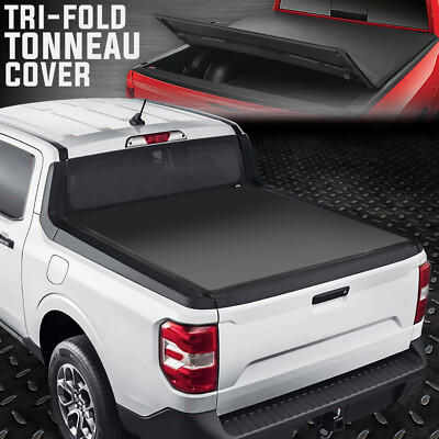 ДЛЯ 22-24-Х СПАЛЬНОЙ КРОВАТИ MAVERICK ДЛИНОЙ 4,5 ФУТА АЛЮМИНИЕВАЯ РАМА, МЯГКОЕ ВИНИЛОВОЕ ТРЕХСТВОРЧАТОЕ ПОКРЫВАЛО TONNEAU