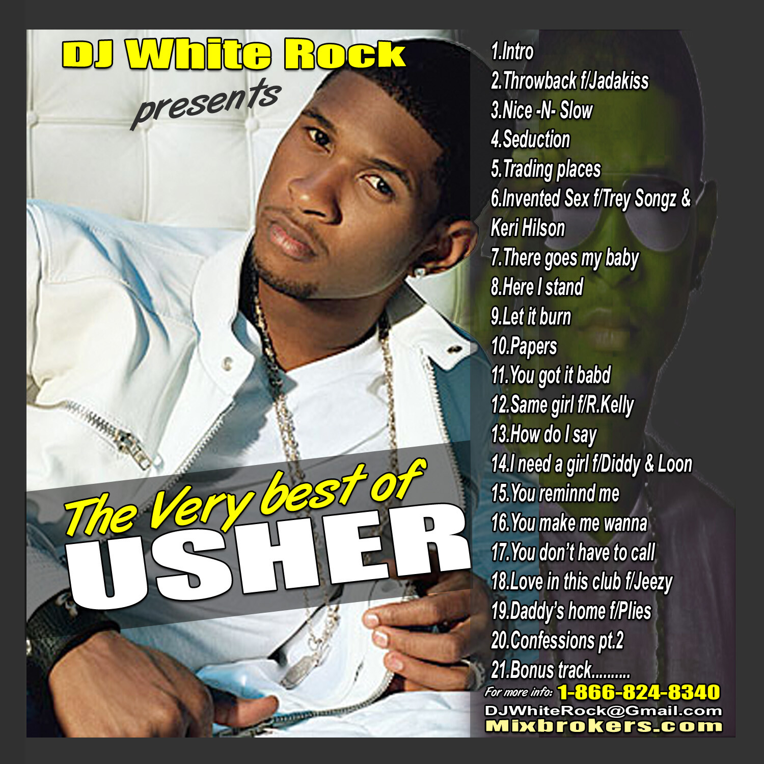 DJ White Rock The Best of Usher (R&B) | eBay