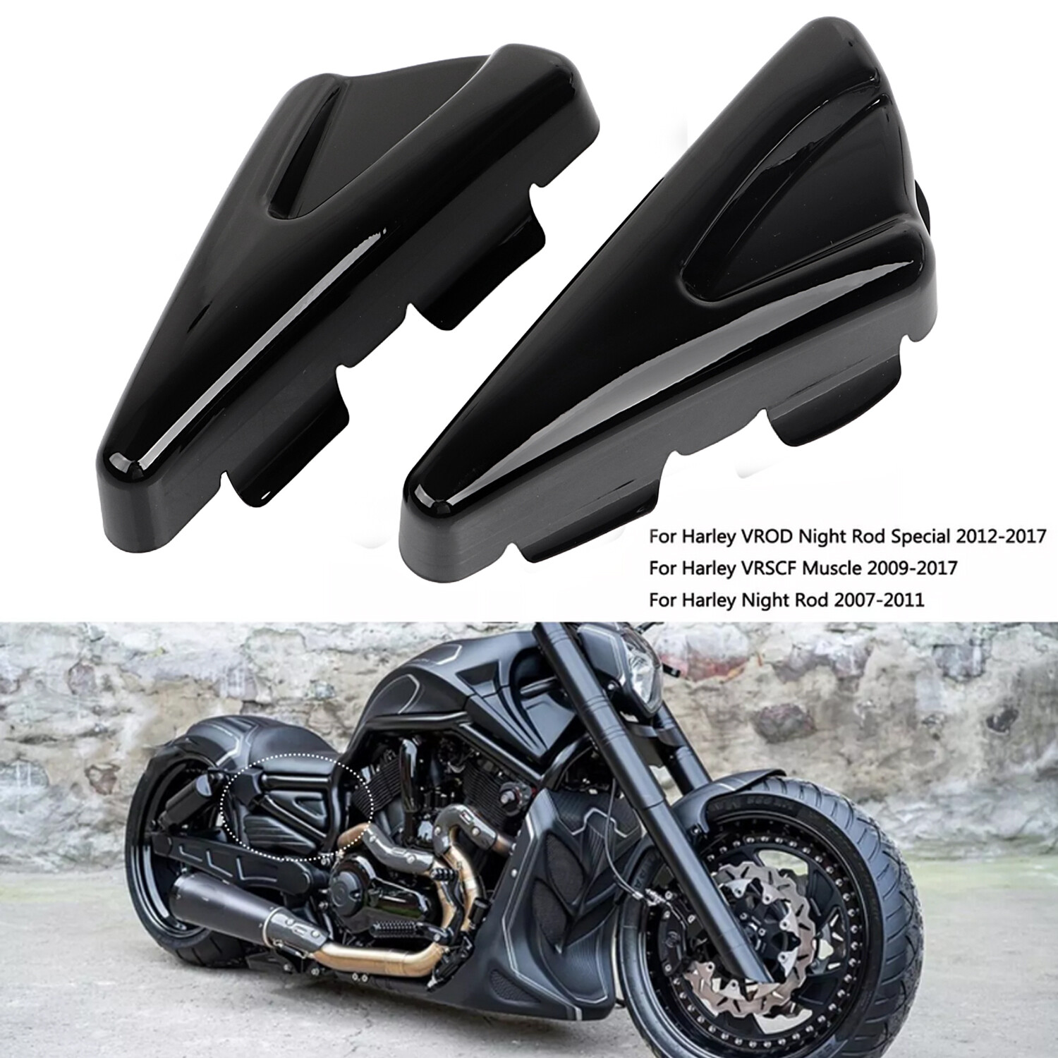 vrscdx タンク　エアボックス　マットブラック　黒 Air Box For V-ROD / Type-D : duke » BAD LAND