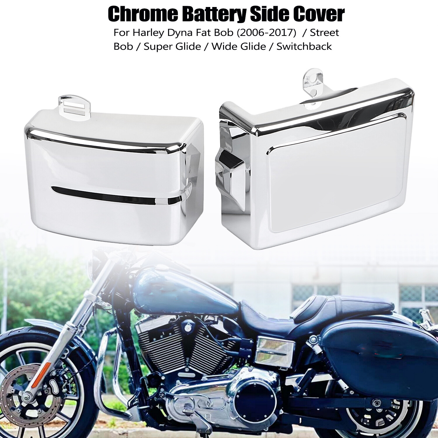 Harley Dyna Super Glide FXD Street Bob FXDB Battery Side