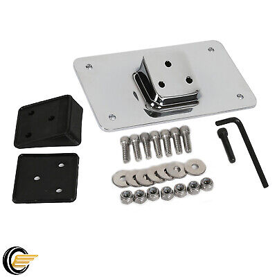 Laydown License Plate Mounting Bracket Kit For Harley Sportster Dyna Softail