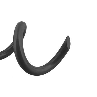 7Penn Spiral Ground Anchors - 10 Inch Black Twist Tent Stakes, 4 Pack