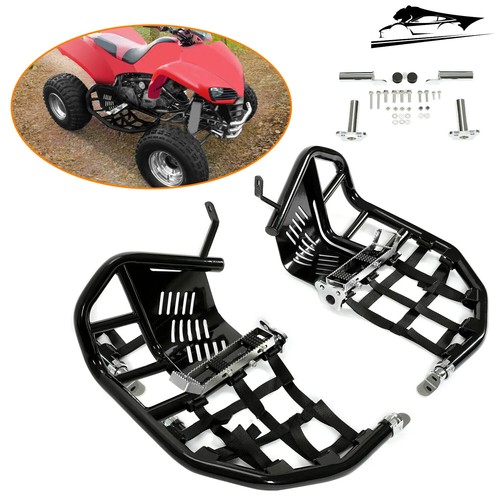 Nerf Bars Pro Peg Heel Guards W/Nets Side Step Bars LH+RH