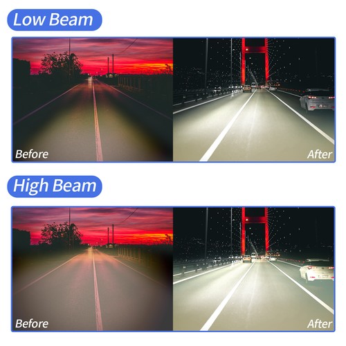 For 2008-2017 Freightliner Cascadia Black LED Headlight Headlamp Right Passenger