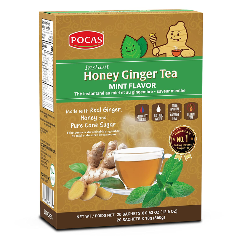Mint Flavor Instant Tea Packets