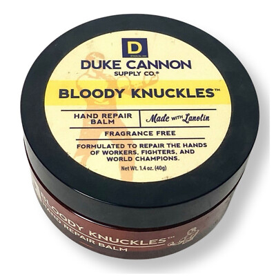 Duke Cannon Hand Repair Balm Fragrance Free 1.4oz Travel Size
