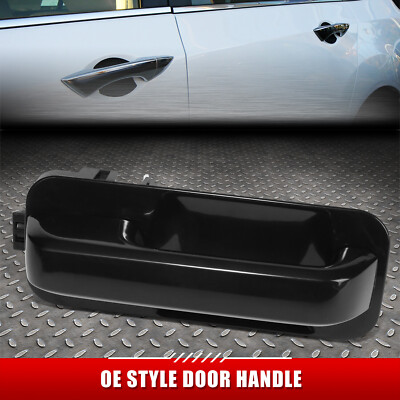 ДЛЯ 15-20 FORD F150 ЧЕРНАЯ ГЛАДКАЯ РУЧКА ТЯГИ ПЕРЕДНЕЙ ЗАДНЕЙ ПРАВОЙ ДВЕРИ с ДВЕРНЫМ ЗАМКОМ