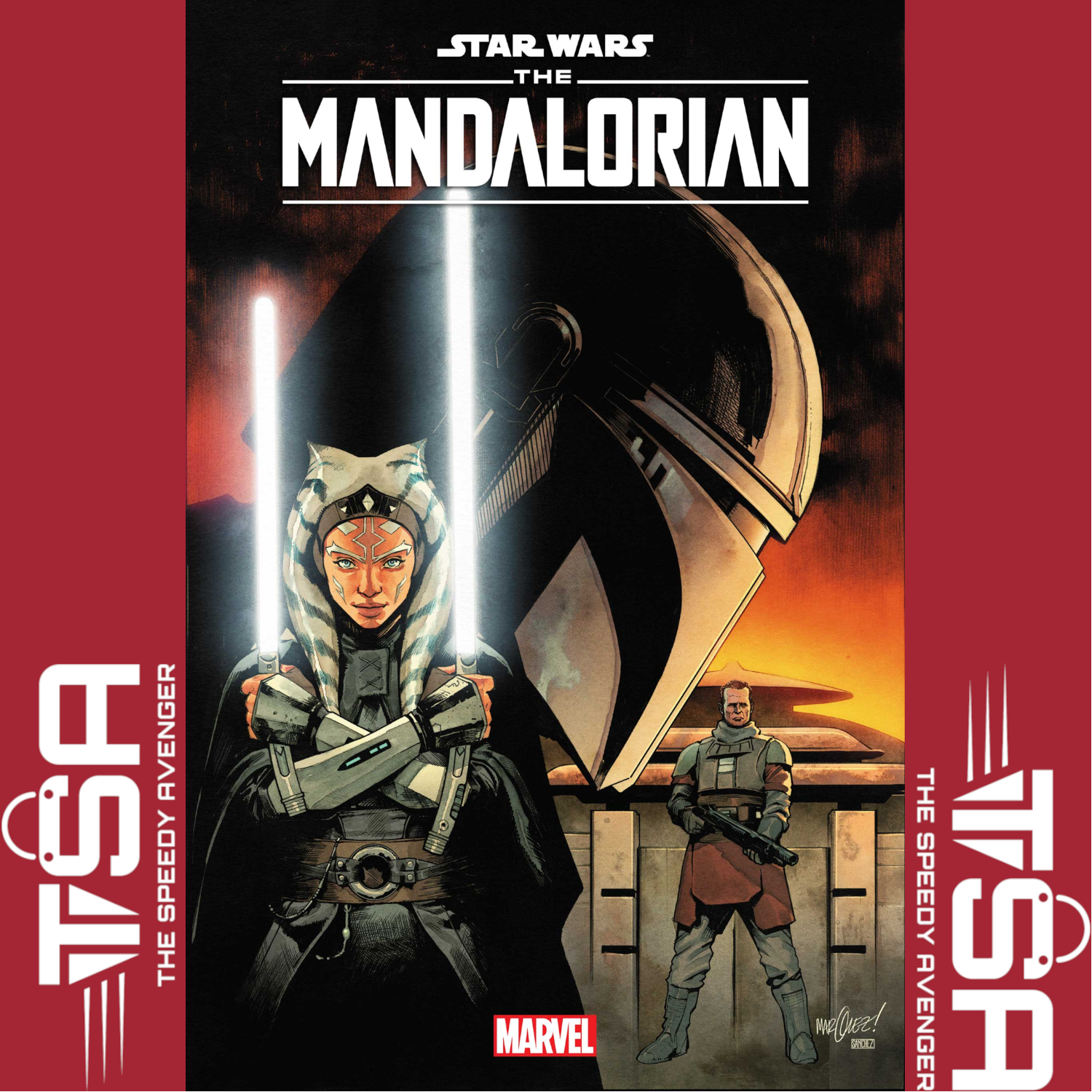 STAR WARS THE MANDALORIAN SEASON 2 #5 David Marquez 1:25 Incentive Ratio AHSOKA!