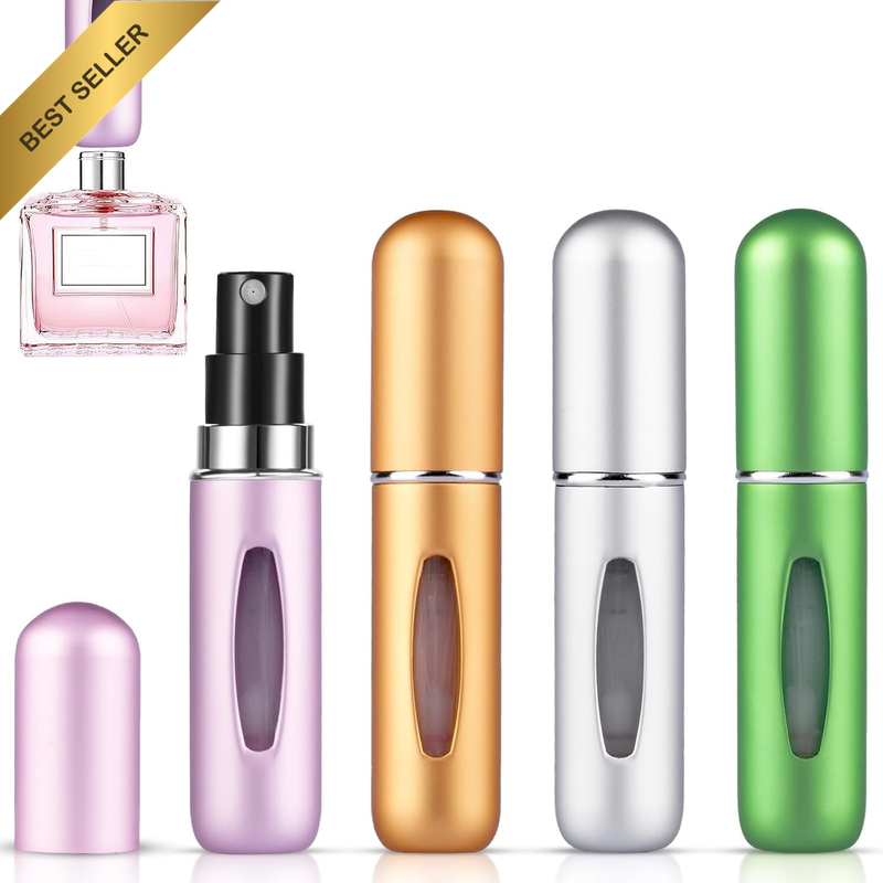 4 Pack 5Ml Perfume Atomisers, Refillable Travel Perfume Spray Bottles, Portable