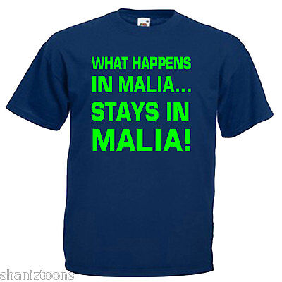 Malia Mens T Shirt 12 Colours Size S - 3XL