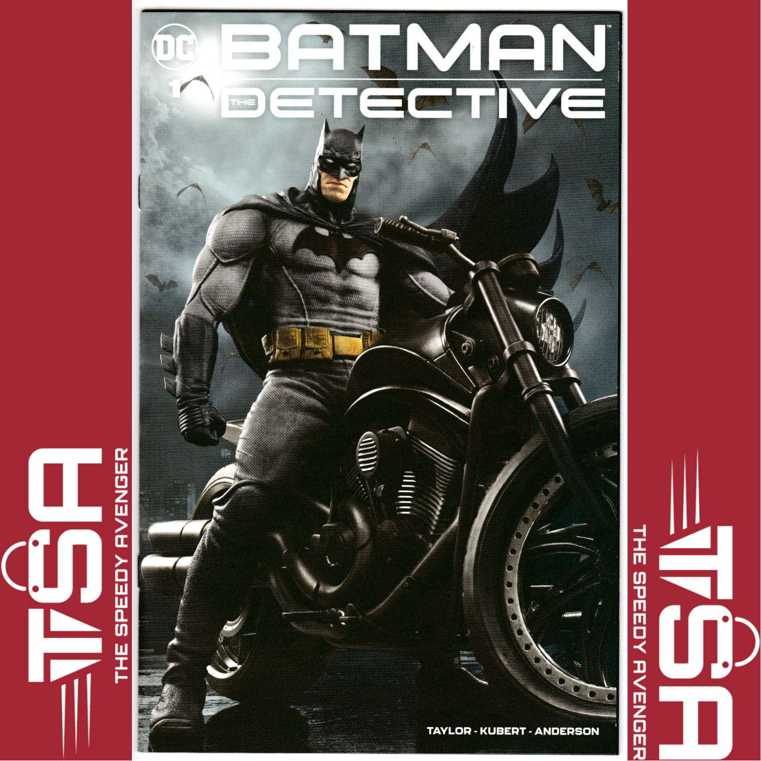 BATMAN THE DETECTIVE #1 Rafael Grassetti Trade Variant w/COA FIRST APP SQUIRE!