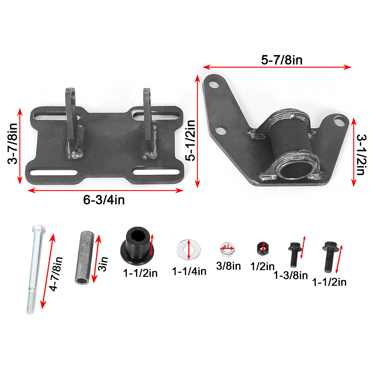 For 73-88 G-Body Engine Mount adapter Kit LS SWAP Monte