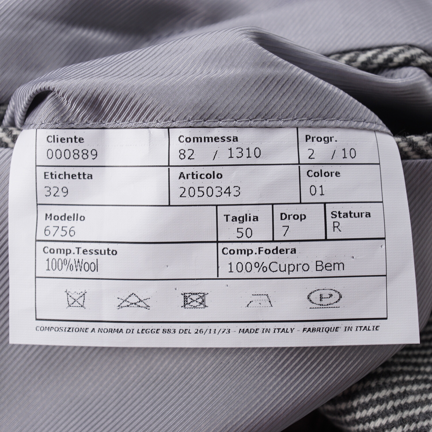 Pre-owned Sartoria Partenopea Slim-fit Gray Soft Herringbone Wool Sport Coat 40r (eu 50)