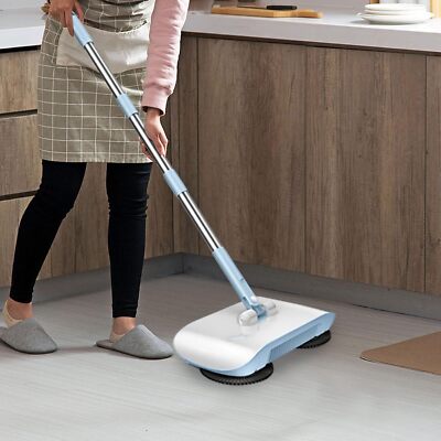2x Wet/Dry Vacuum Cleaner Broom 180° Rotating Sweeping Mop Household Cleaning