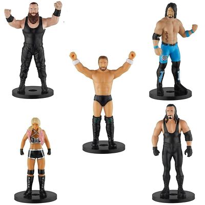 WWE Pencil Toppers 5pk Party Favors Cake Topper Wrestling Figures