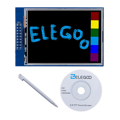 UNO R3 2.8 Inches TFT Touch Screen with SD Card Socket with Technical Data for A