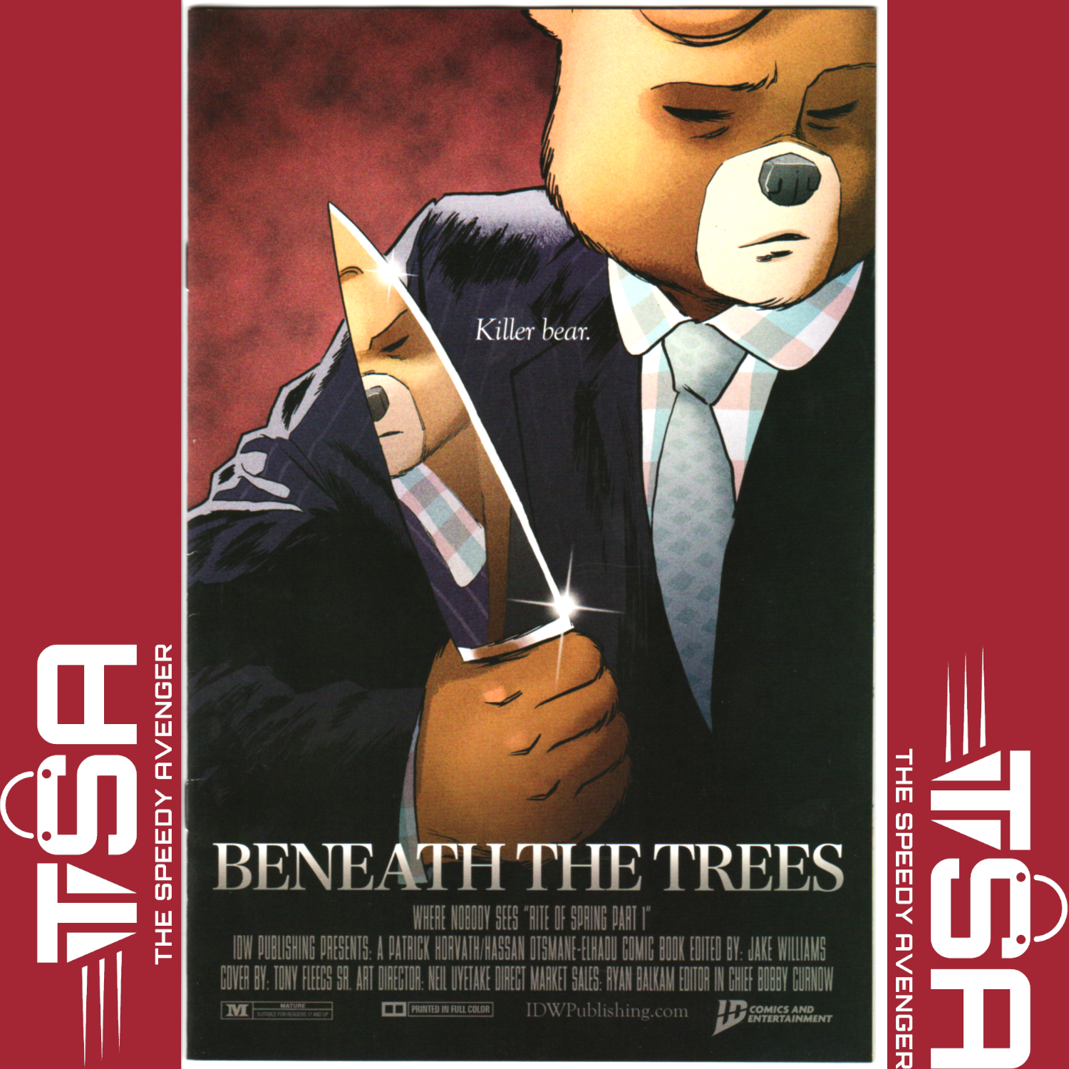 BENEATH THE TREES WHERE NOBODY SEES RITE OF SPRING #1 Fleecs Amserican Psycho