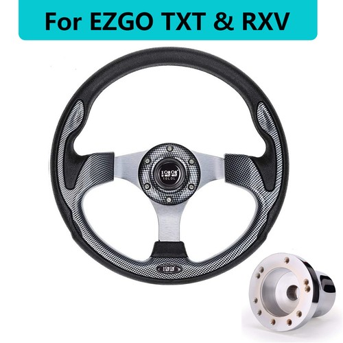 12.5inch Golf Cart Steering Wheel with 5/6 Hole