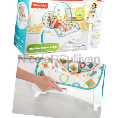 Fisher-Price Infant-to-Toddler Rocker, Geo Diamonds