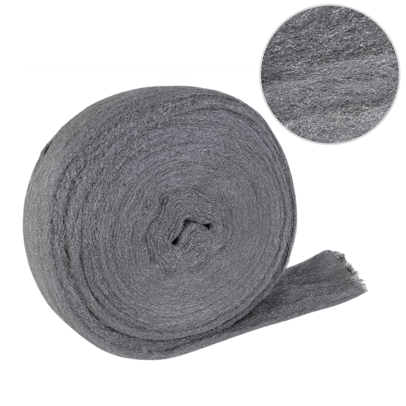 Steel Wool for Mice Control – 3.5 in x 130 ft Fine Grade #0, Heavy-Duty Rodent P