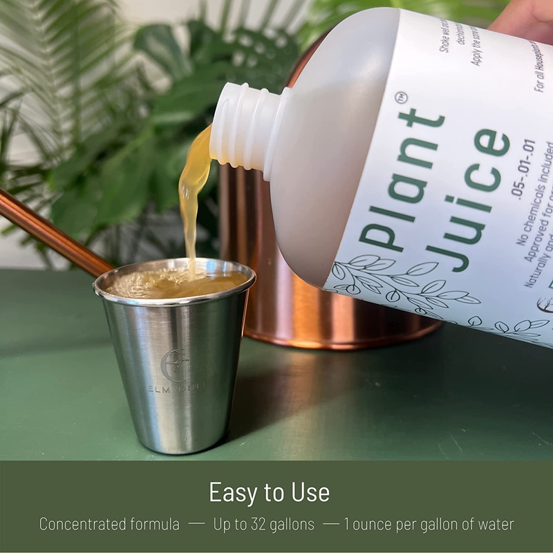 Elm Dirt Plant Juice Organic Fertilizer for All Plants - Indoor or Outdoor (1 Bo