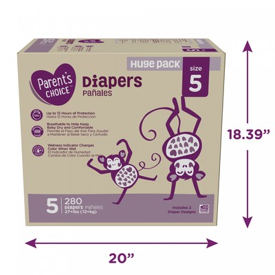 size 5 diapers parents choice