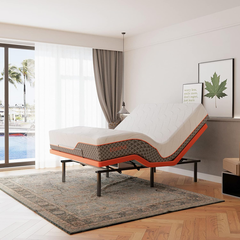 With 12" Mattress: Cool Gel Memory, Massage