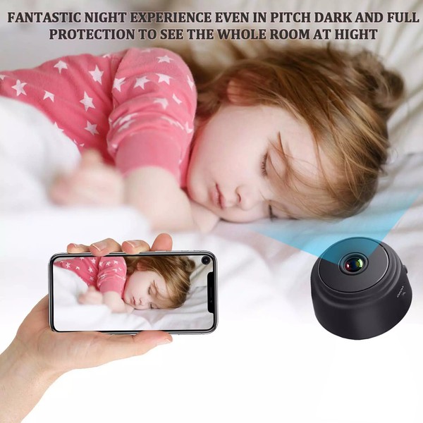 Mini Wireless Hidden Spy Camera Wifi IP Home Security HD 1080P Night Vision Cam - Image 6