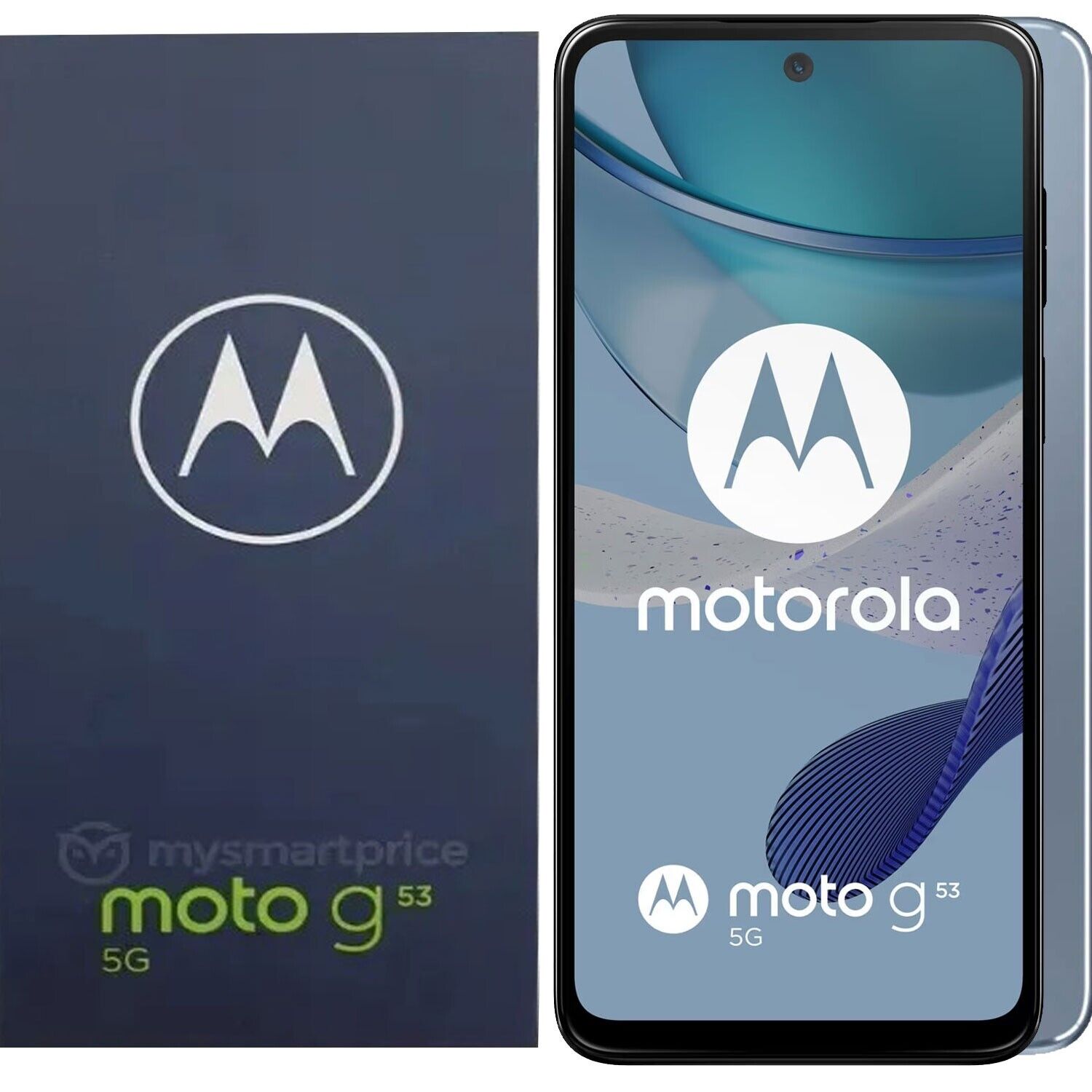Motorola Moto G53 5G Arctic Silver 128GB + 4GB Dual-Sim Unlocked GSM NEW Motorola Moto G53 5G Arctic Silver 128GB + 4GB Dual-Sim Unlocked GSM NEW