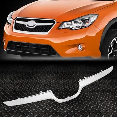 Для 13-15 Subaru XV Crosstrek OE Style Хромированная передняя центральная решетка радиатора в сборе