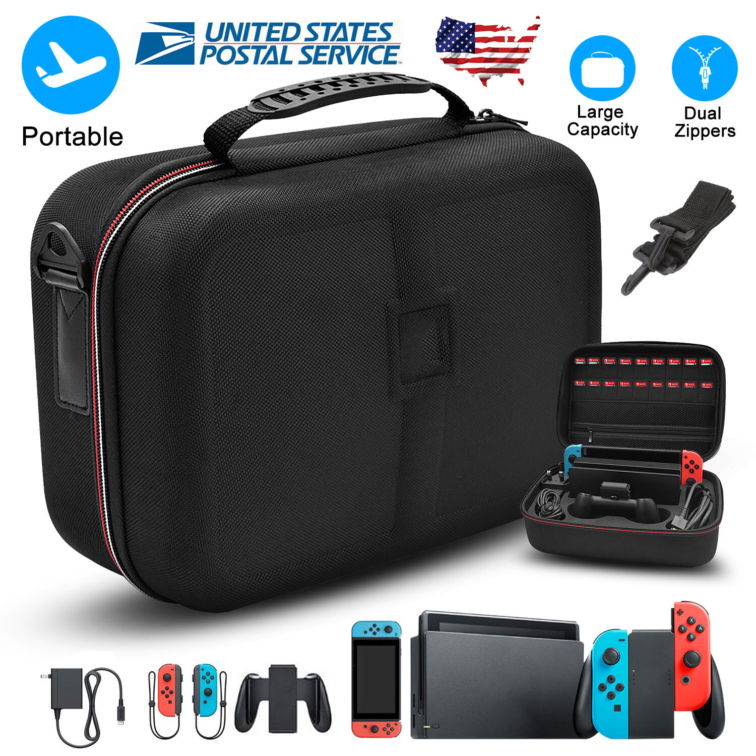 Portable Carrying Case Protective Storage Travel Bag Cover f