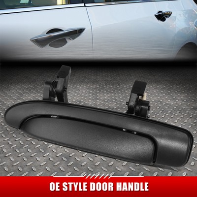 ДЛЯ 92-11 CROWN VICTORIA GRAND MARQUIS ЧЕРНАЯ/ХРОМИРОВАННАЯ РУЧКА ТЯГИ ЗАДНЕЙ ЛЕВОЙ ДВЕРИ