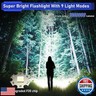 JAY-PARK Flashlights High Lumens, Rechargeable Flashlight 1000,000 Lumens with Magnetic, Bright Flash Light 9 Modes with 5000 mAh Battery, Tactical Flashlight for Camping, Hiking, Dog Walking