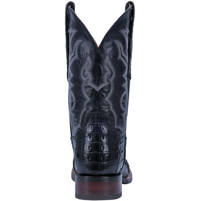 Pre-owned Dan Post Men's Kingsly 11 Inches Caiman Boot Dp4805 In Black