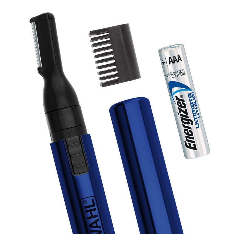 Wahl Lithium Pen Detail Trimmer With Interchangeable Heads for Nose, Ear, Neckli