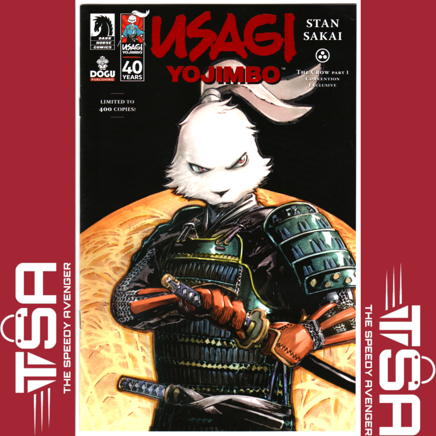 USAGI YOJIMBO THE CROW #1 Arita Mitsuhiro Red Foil SDCC Exclusive Variant 2024