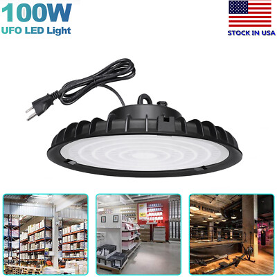 100W UFO Led High Bay Light Industrial Commercial Factory Warehouse Garage Light