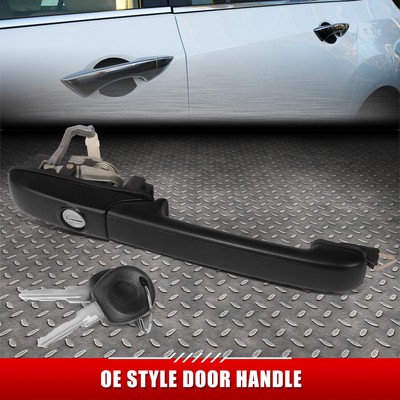 ДЛЯ PASSAT 90-92 ЧЕРНАЯ ТЕКСТУРИРОВАННАЯ РУЧКА ТЯГИ ПЕРЕДНЕЙ ПРАВОЙ ДВЕРИ + ЦИЛИНДР ЗАМКА + КЛЮЧ