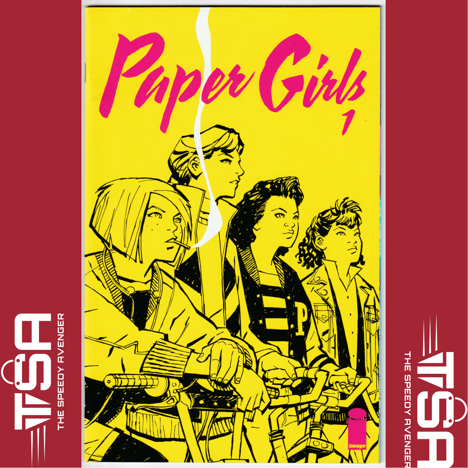 PAPER GIRLS #1 2015 Brian K Vaughan - Key First Issue! New hit TV Amazon Prime!