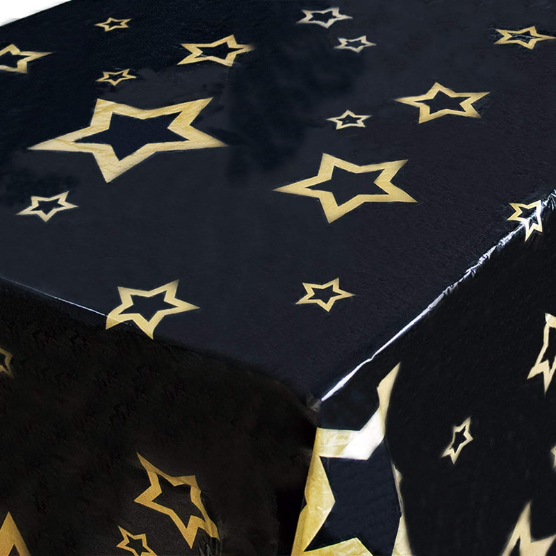 New Year Party Disposable Table Cover,New Years Eve Party Plastic Tablecloth,202