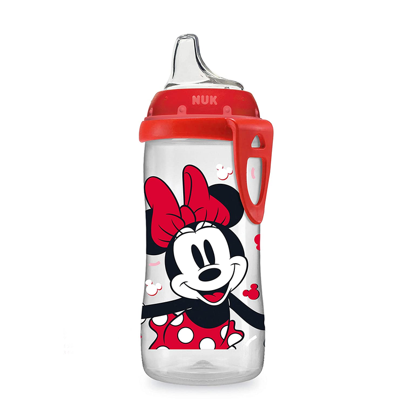 NUK Disney Minnie Mouse Active Sippy Cup, Spill-Proof Spout, 10 Ounce