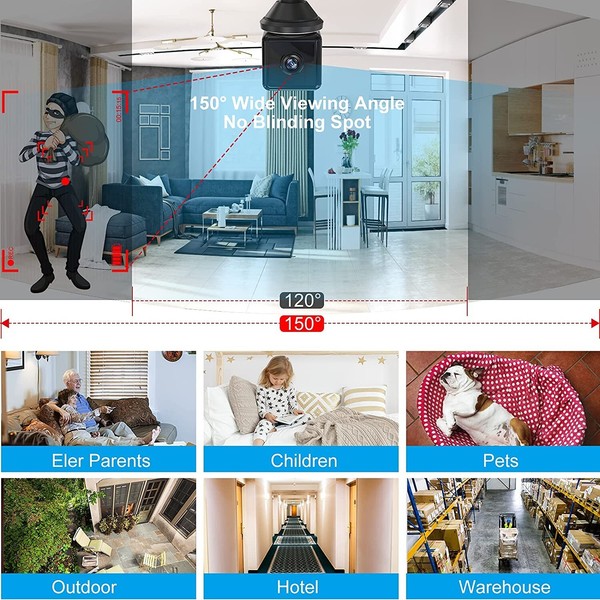 1080P Mini Camera WiFi HD Hidden IP Night Vision Camcorder Home Security Cam - Image 11