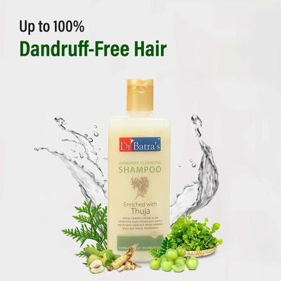 Dr Batra's Dandruff Cleansing Shampoo Enriched With Thuja Clinically Proven 200m