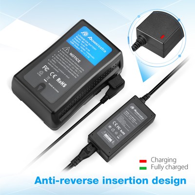 For Sony BP Canon EOS ARRI Camera V Mount V-Lock Battery w/ D-tap Charger