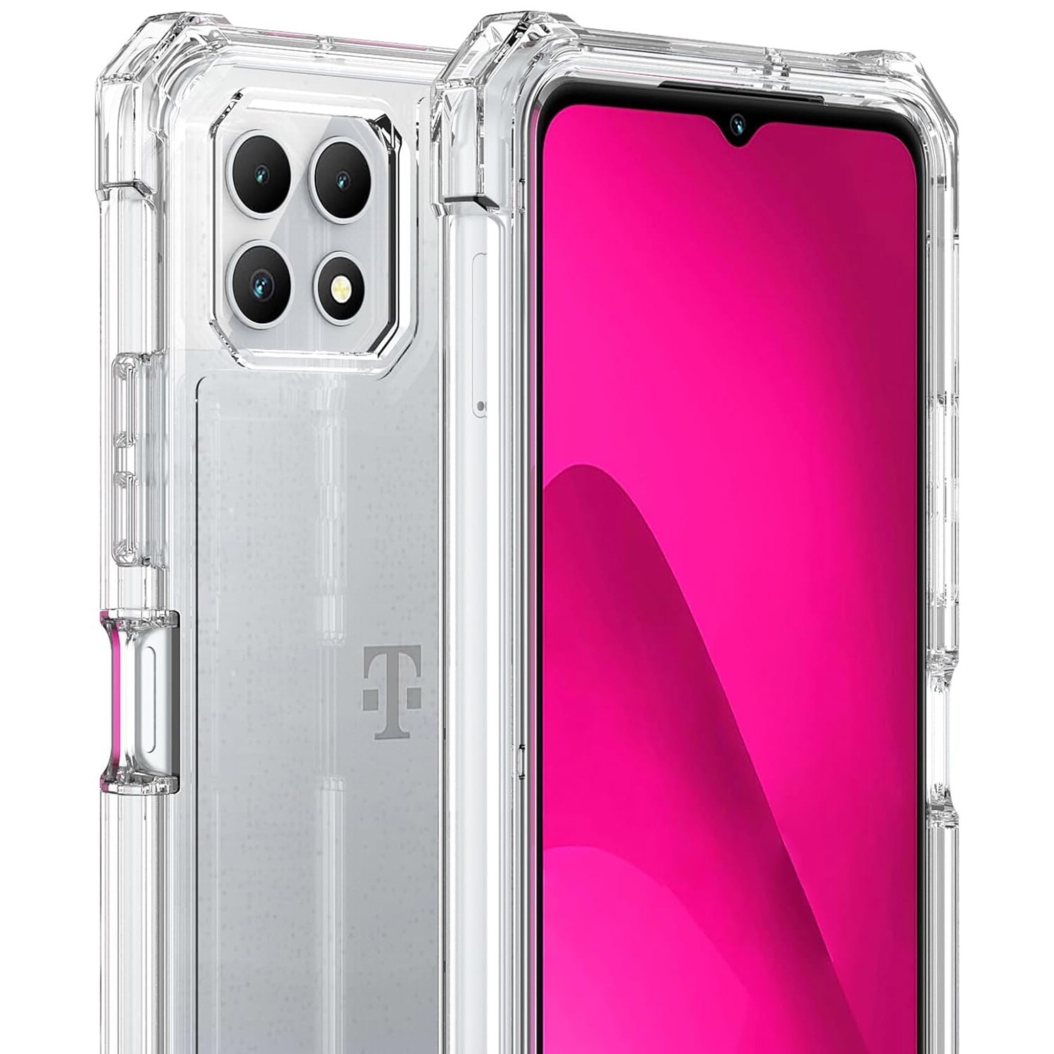 For T-Mobile Revvl 7 / 7 Pro 5G Case 2 Layer Protection Corners TPU Bumper Cover